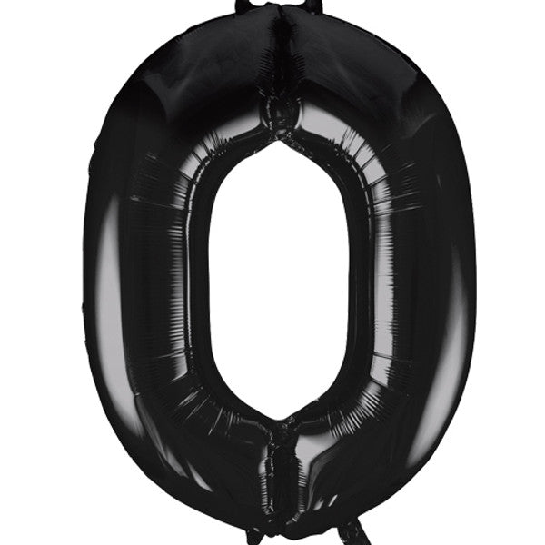34 inch Black Foil Number 0-9