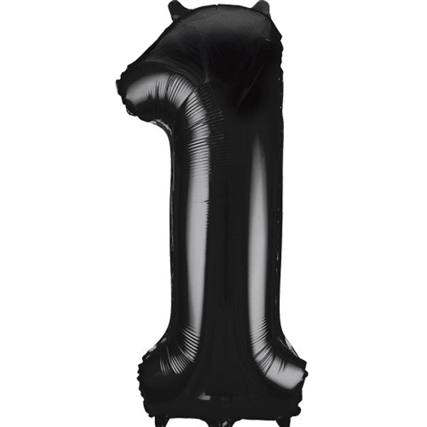 34 inch Black Foil Number 0-9
