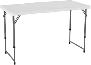 White Kids party Tables (Adjustable Height)