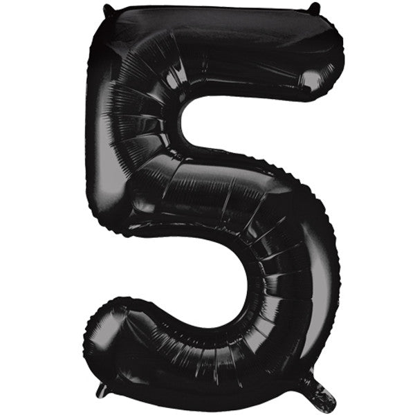 34 inch Black Foil Number 0-9
