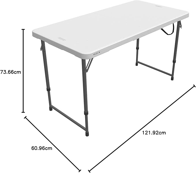White Kids party Tables (Adjustable Height)