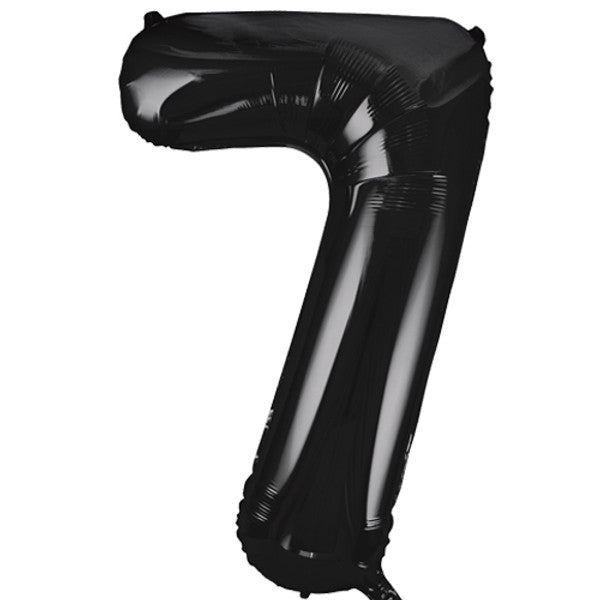 34 inch Black Foil Number 0-9