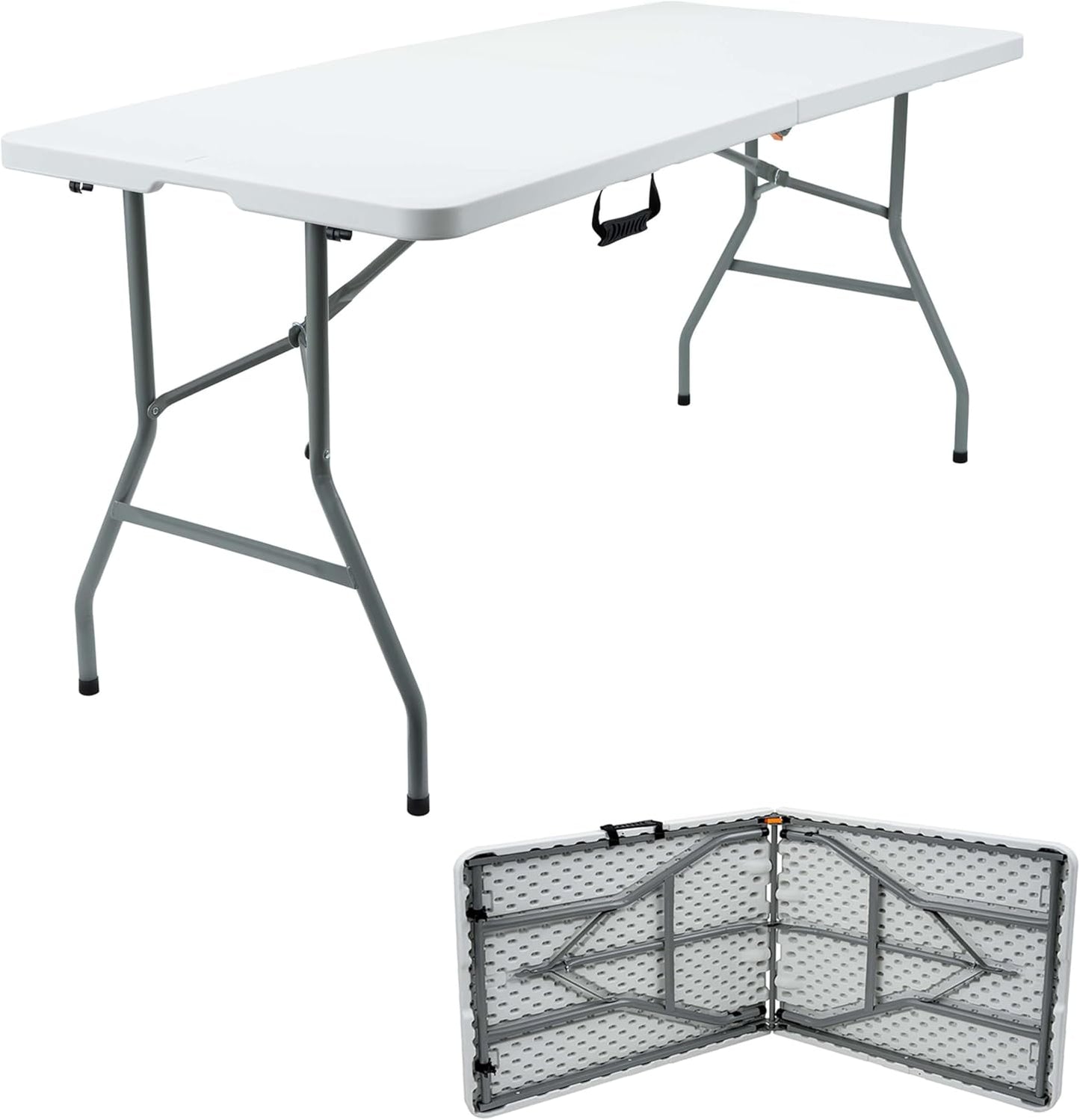 6FT White TRESTLE Tables for Events