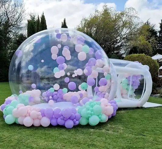 Bubble House includes 200-250 balloons in dome