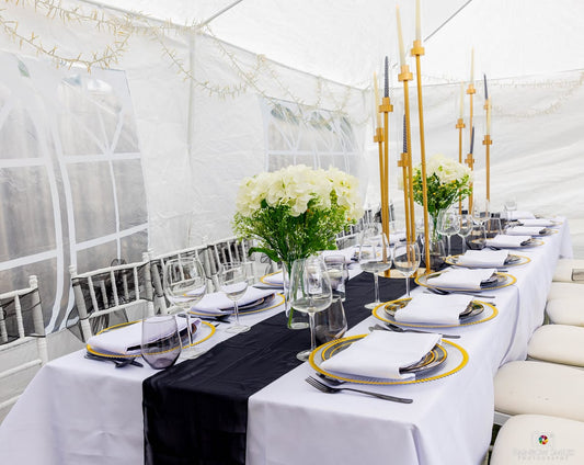 6FT White TRESTLE Tables for Events